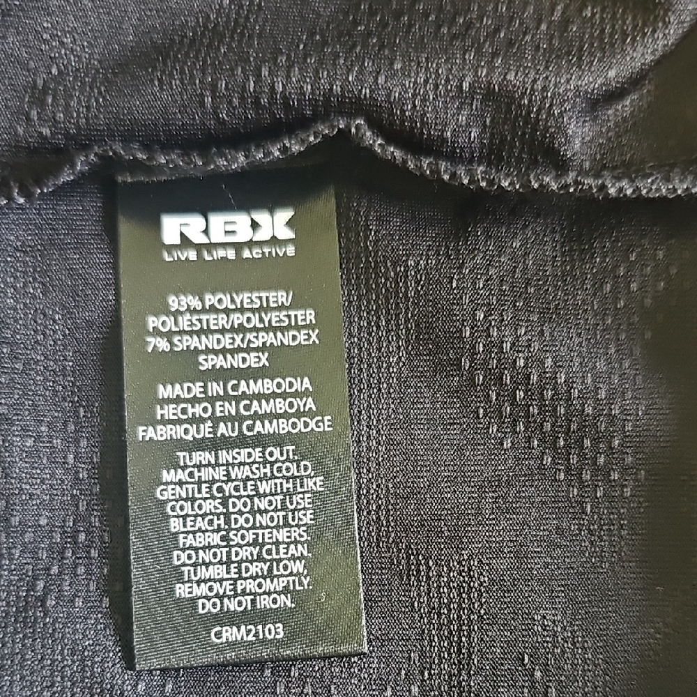 Reebok Black Short Sleeve Men's Tee - Picture 4 of 6